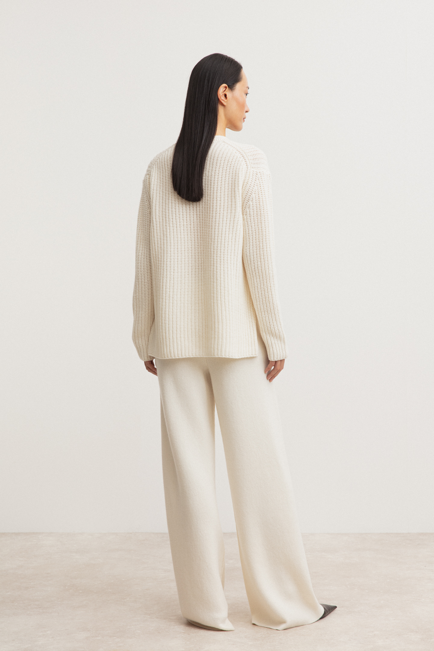 Stonewashed Cashmere Cardigan