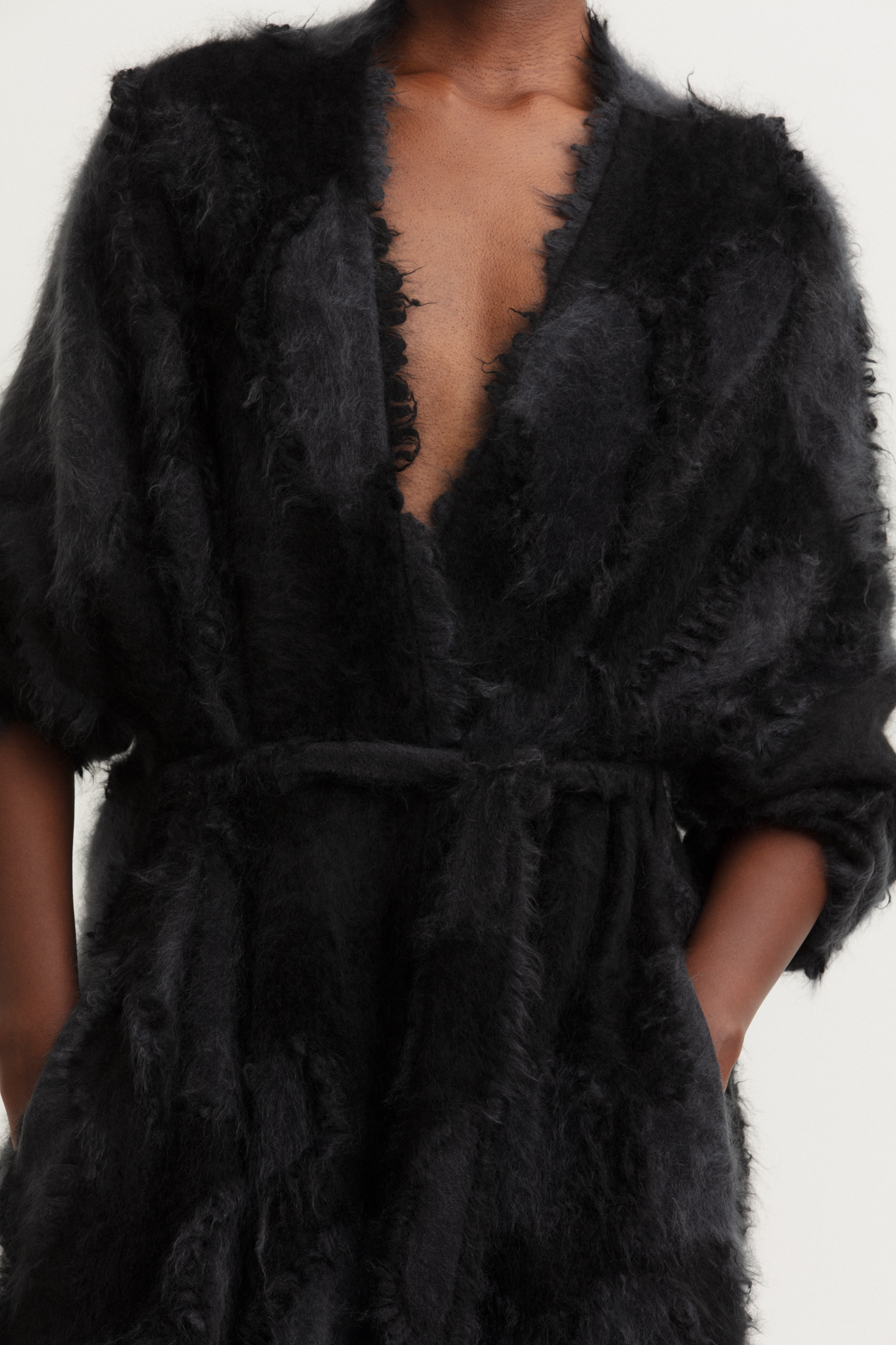 Brushed Cashmere Cardigan