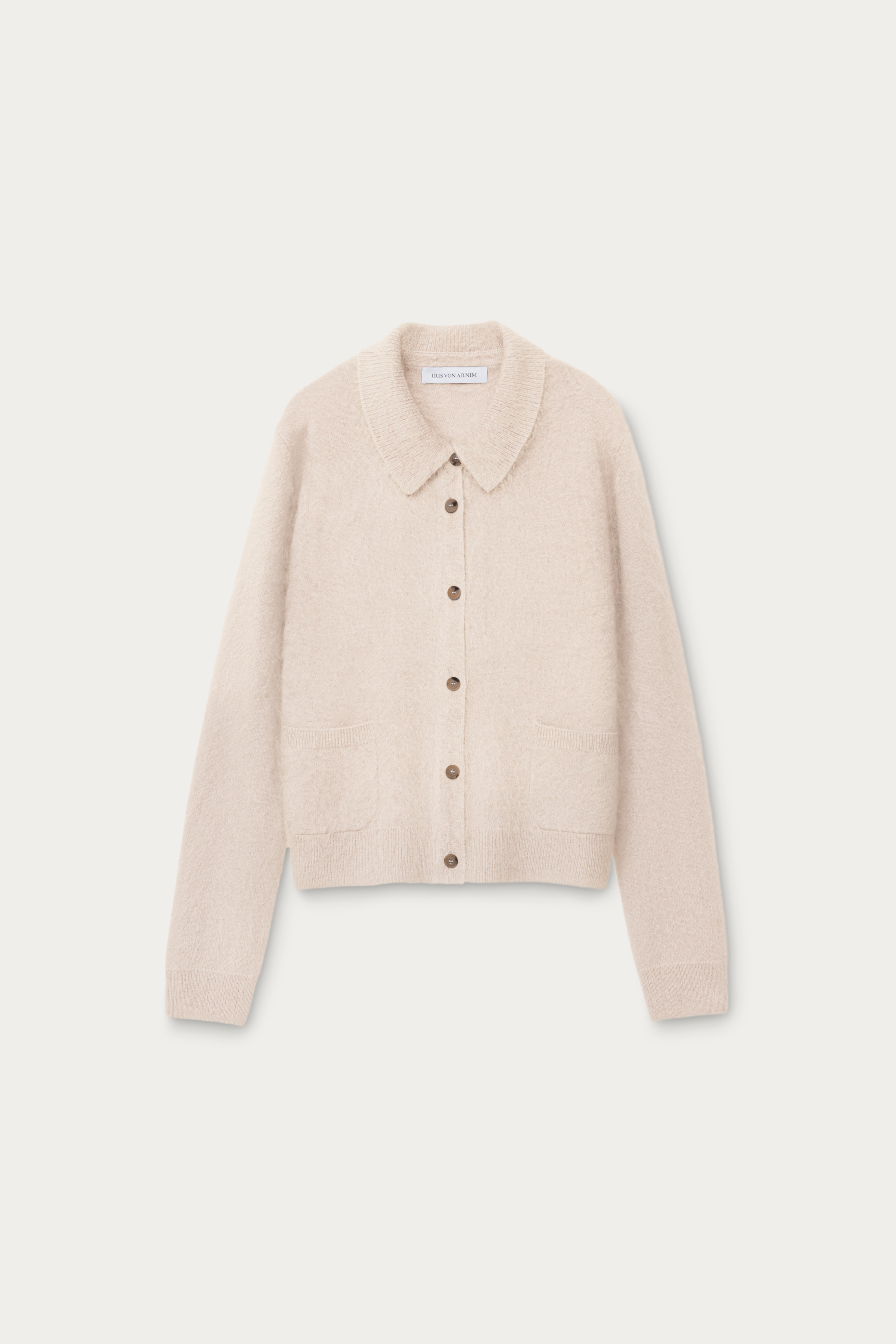 Brushed Cashmere Cardigan