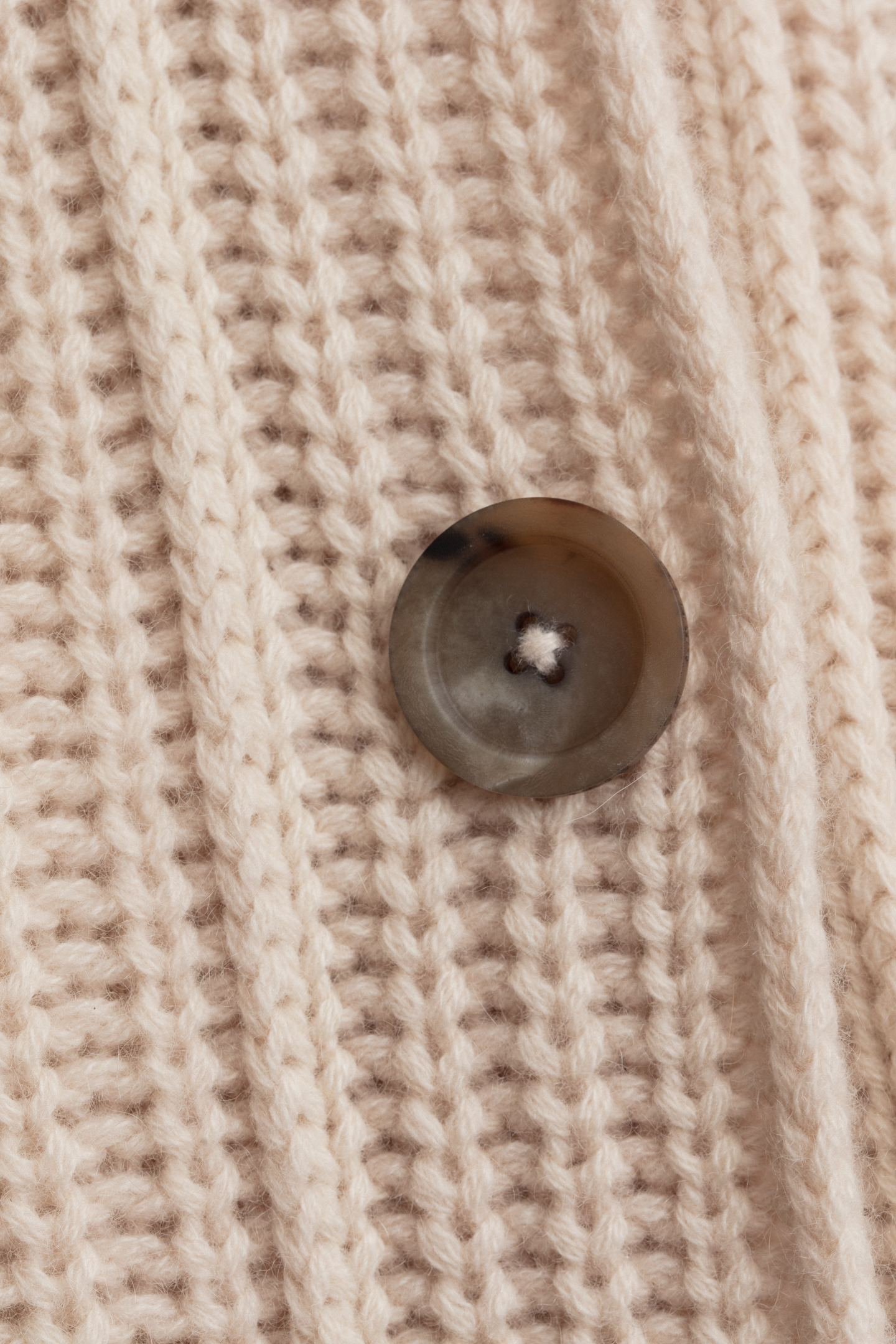 Stonewashed Cashmere Cardigan