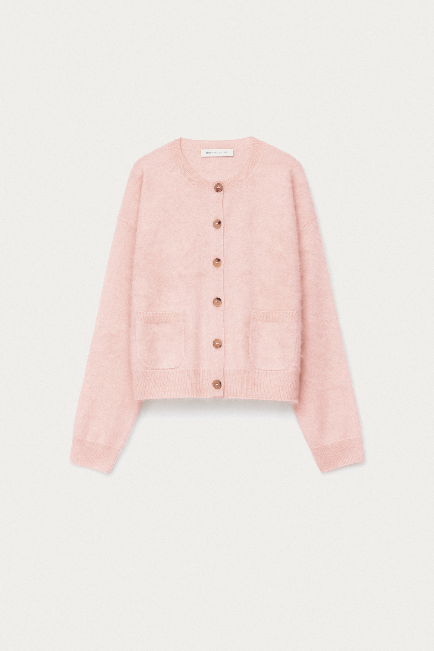 Brushed Cashmere Cardigan