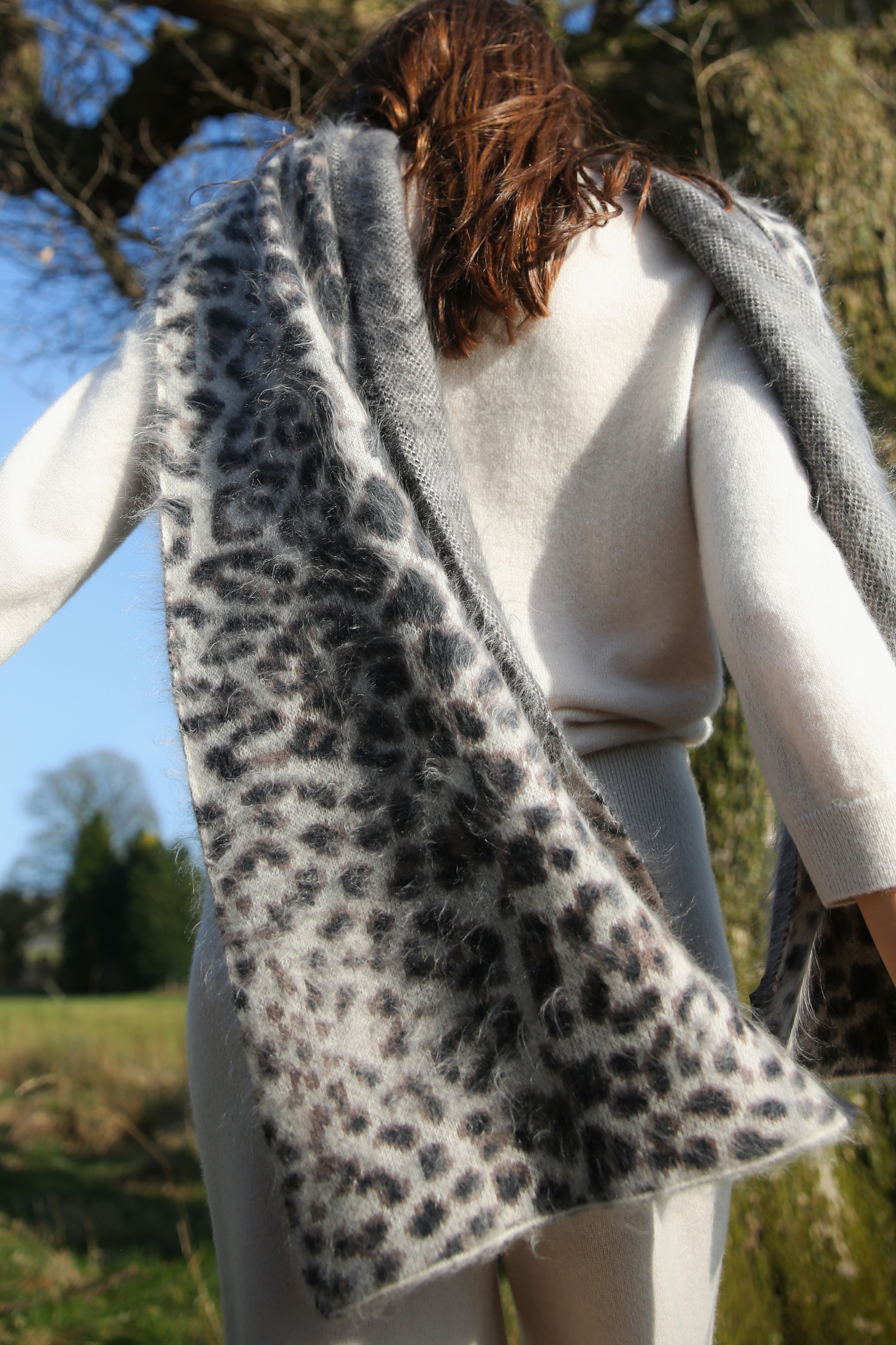 Brushed Cashmere Scarf