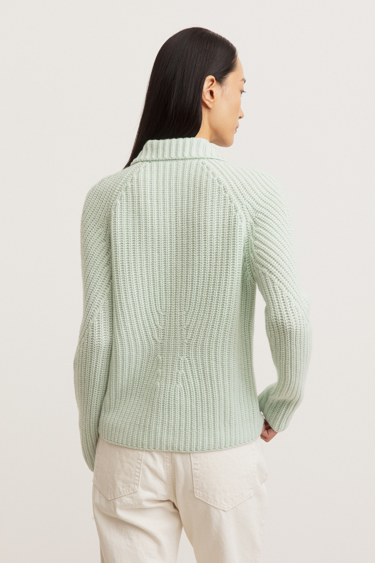 Stonewashed Cashmere Cardigan