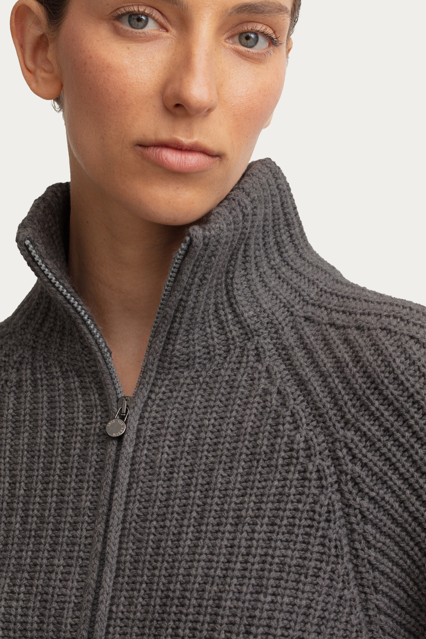 Stonewashed Cashmere Cardigan