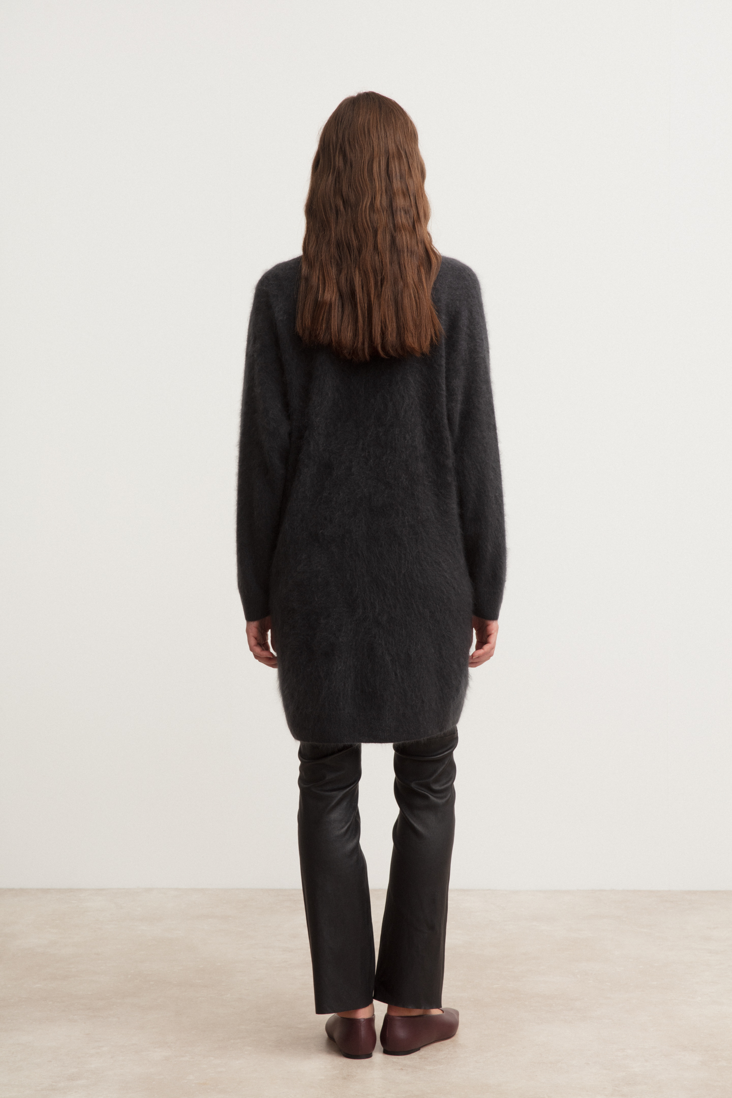 Brushed Cashmere Cardigan