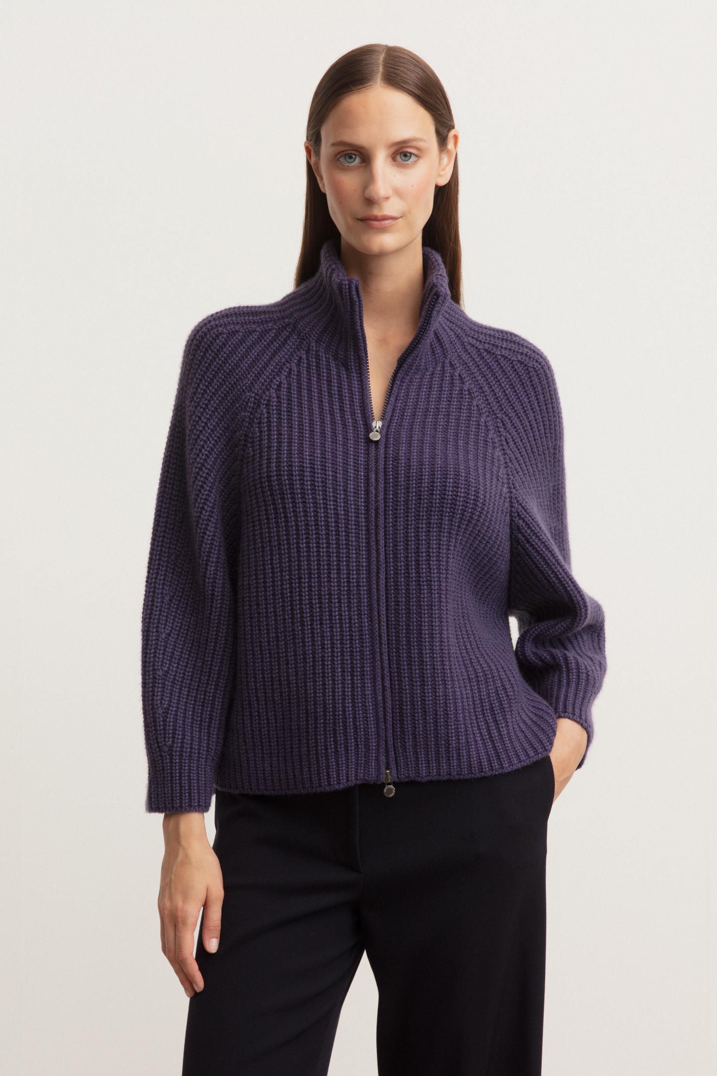 Stonewashed Cashmere Cardigan