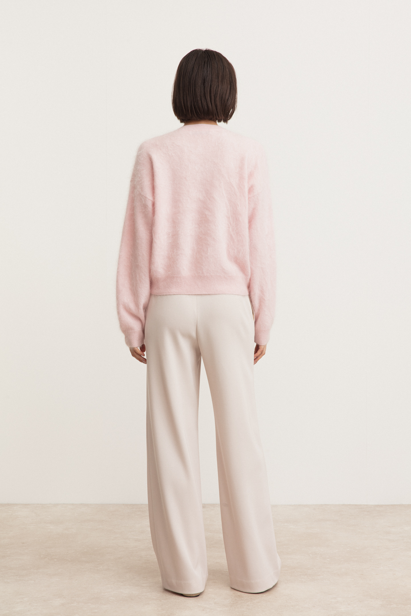 Brushed Cashmere Cardigan