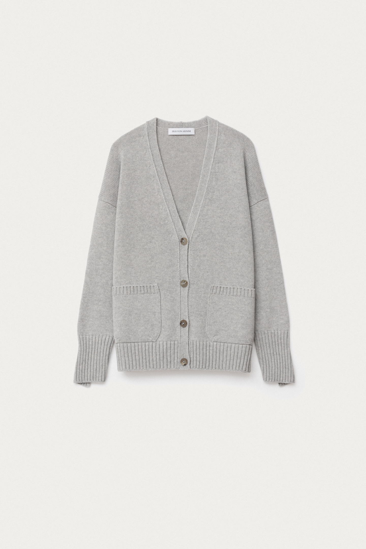 Stonewashed Cashmere Cardigan