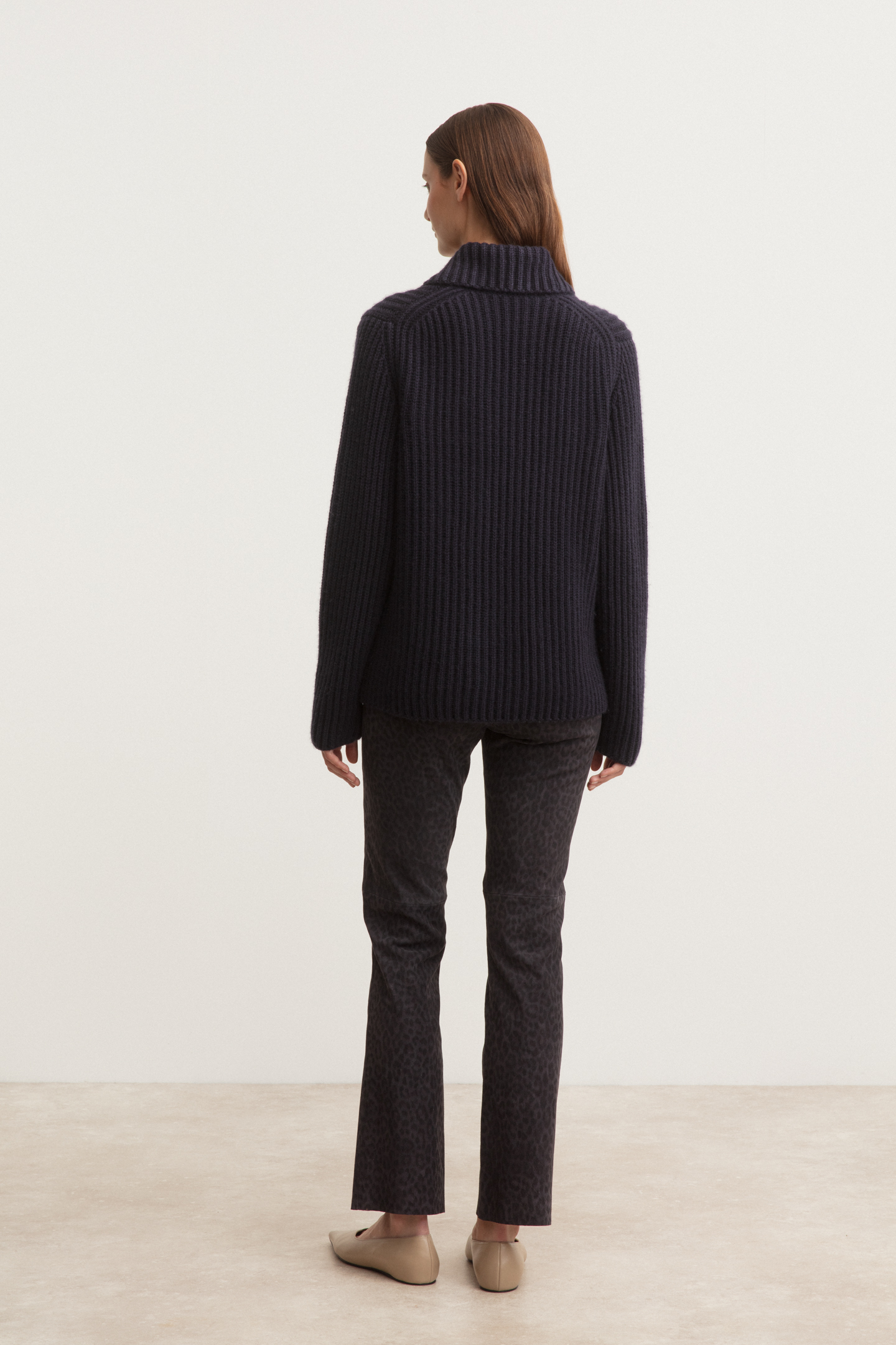 Stonewashed Cashmere Cardigan