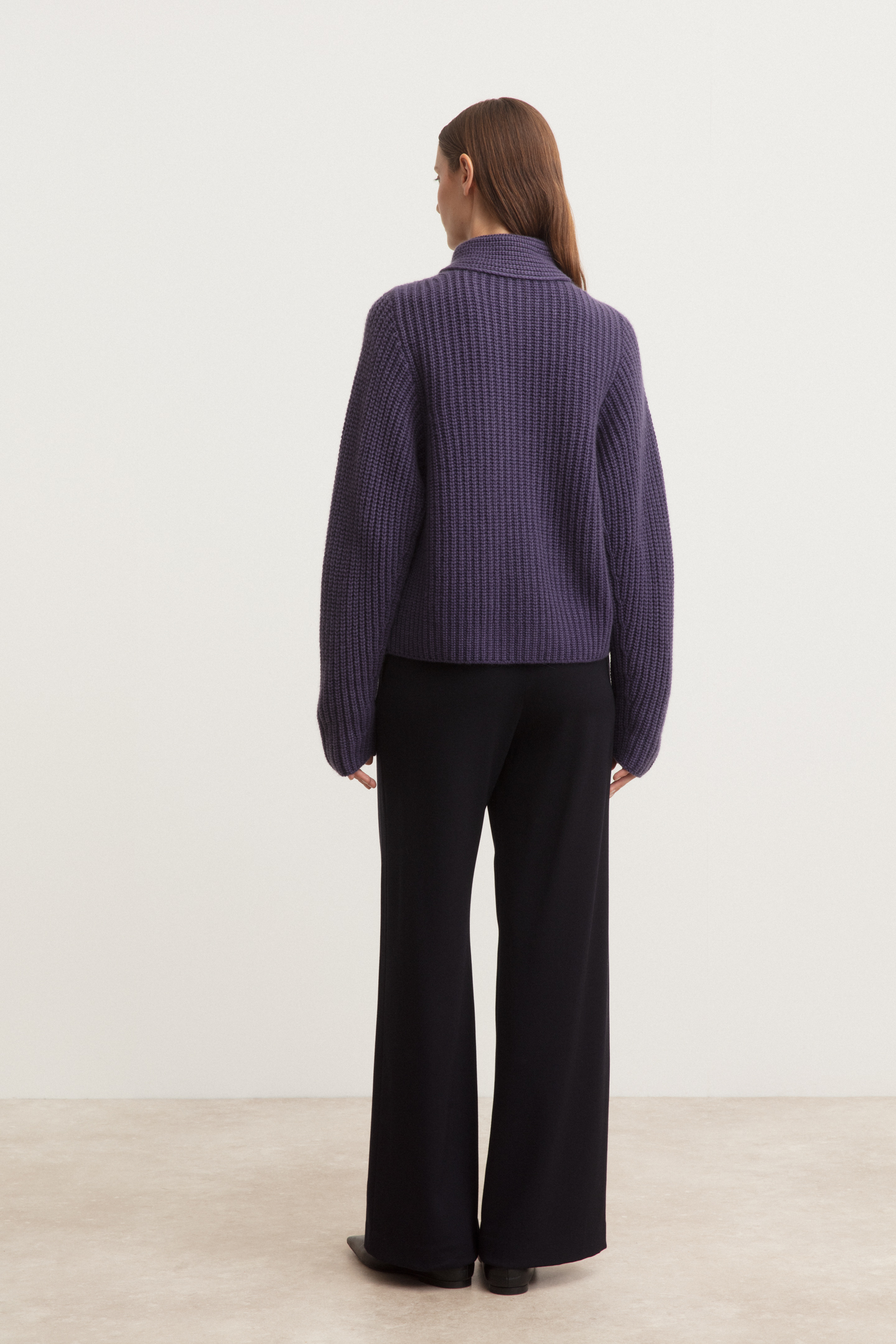 Stonewashed Cashmere Cardigan