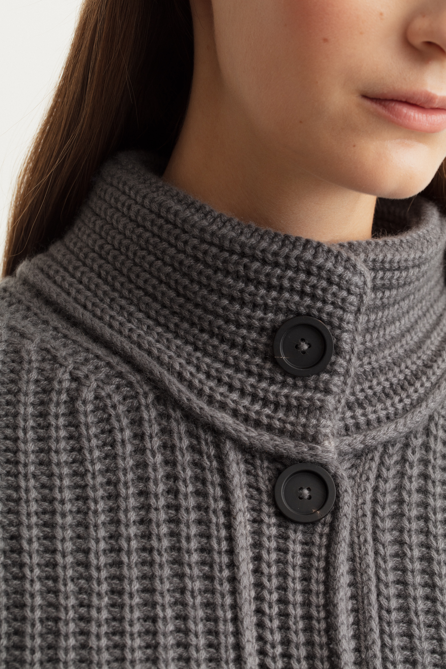 Stonewashed Cashmere Cardigan