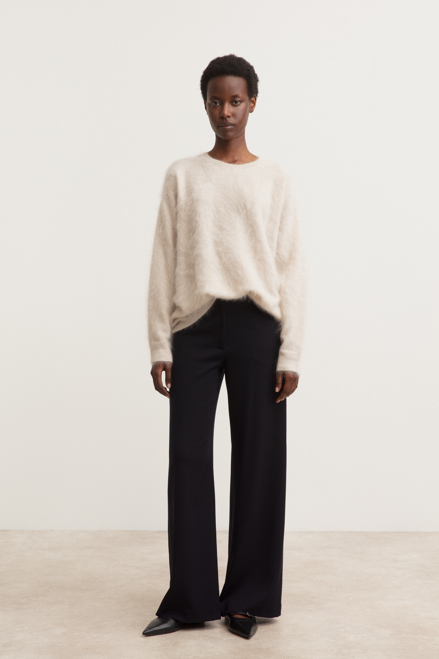 Brushed Cashmere Sweater