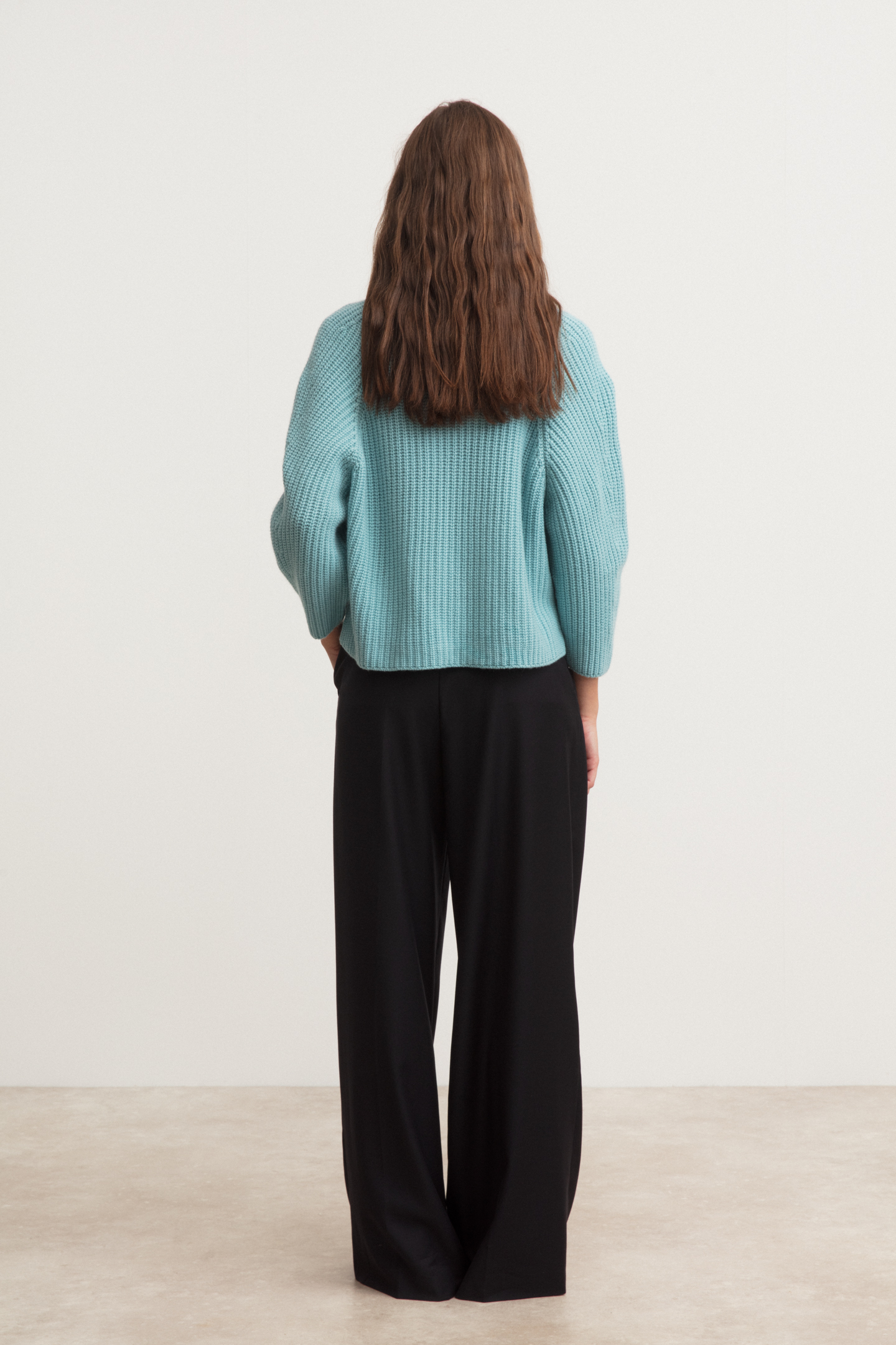 Stonewashed Cashmere Cardigan