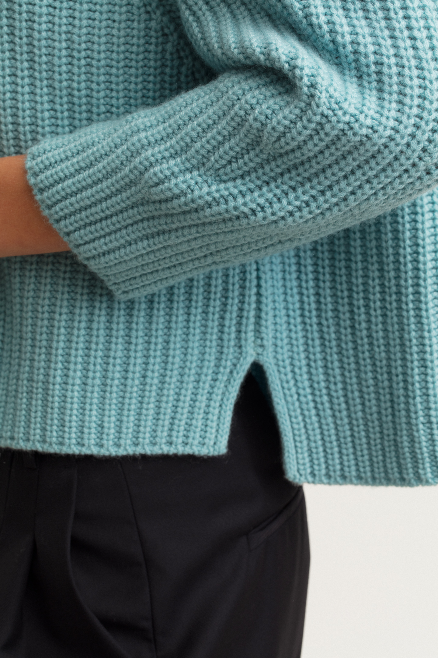 Stonewashed Cashmere Cardigan