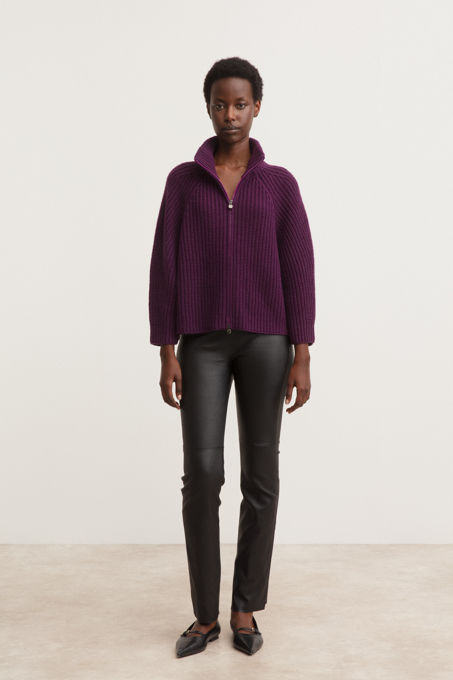 Stonewashed Cashmere Cardigan