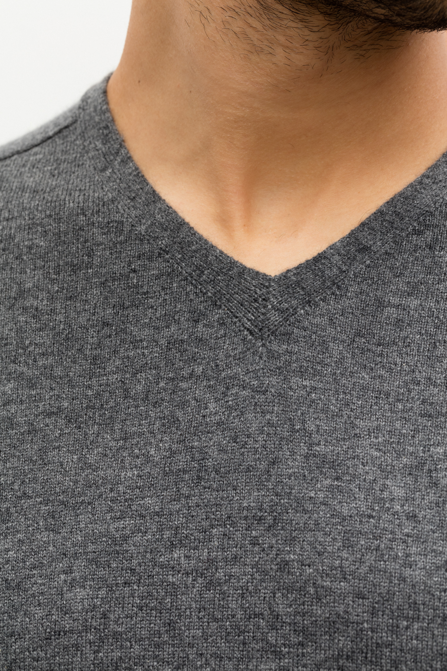 Cashmere V-Ausschnitt Pullover