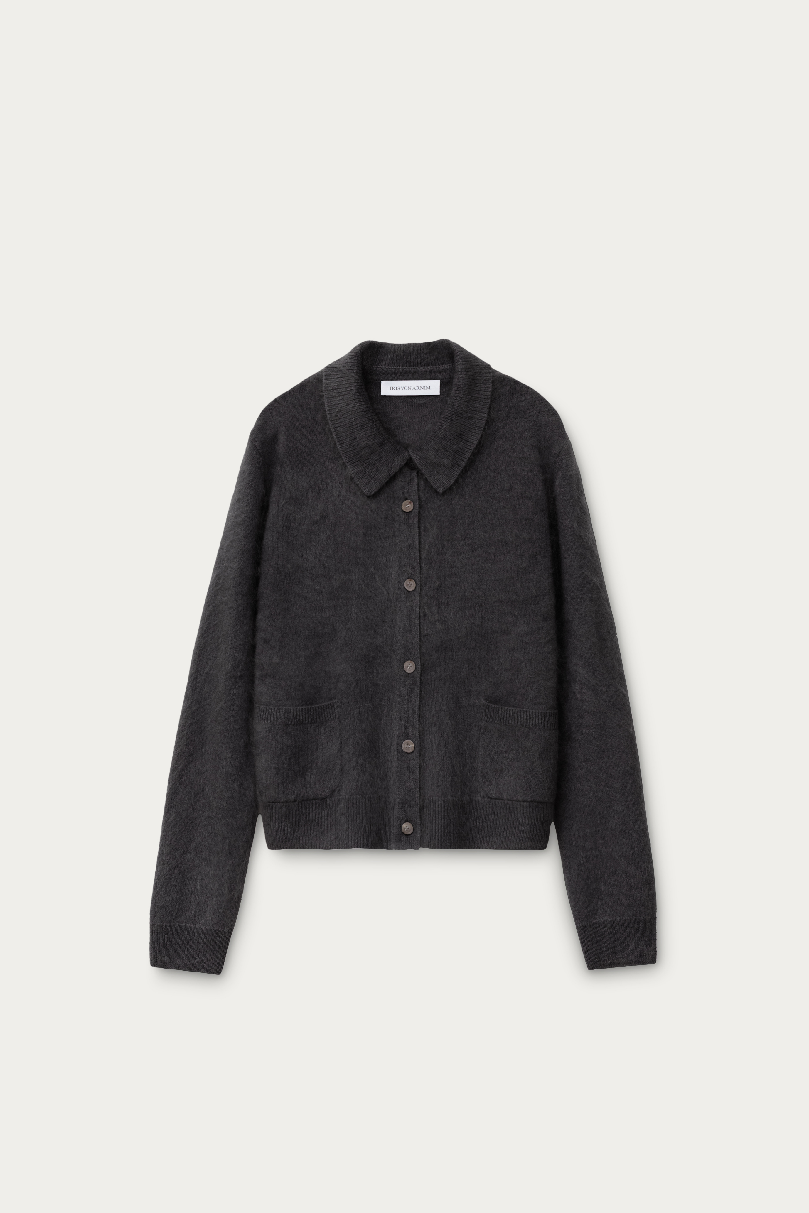 Brushed Cashmere Cardigan