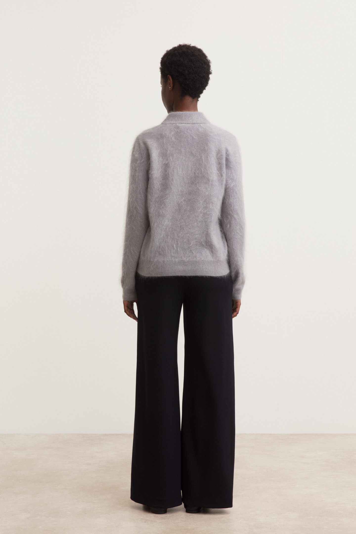 Brushed Cashmere Cardigan