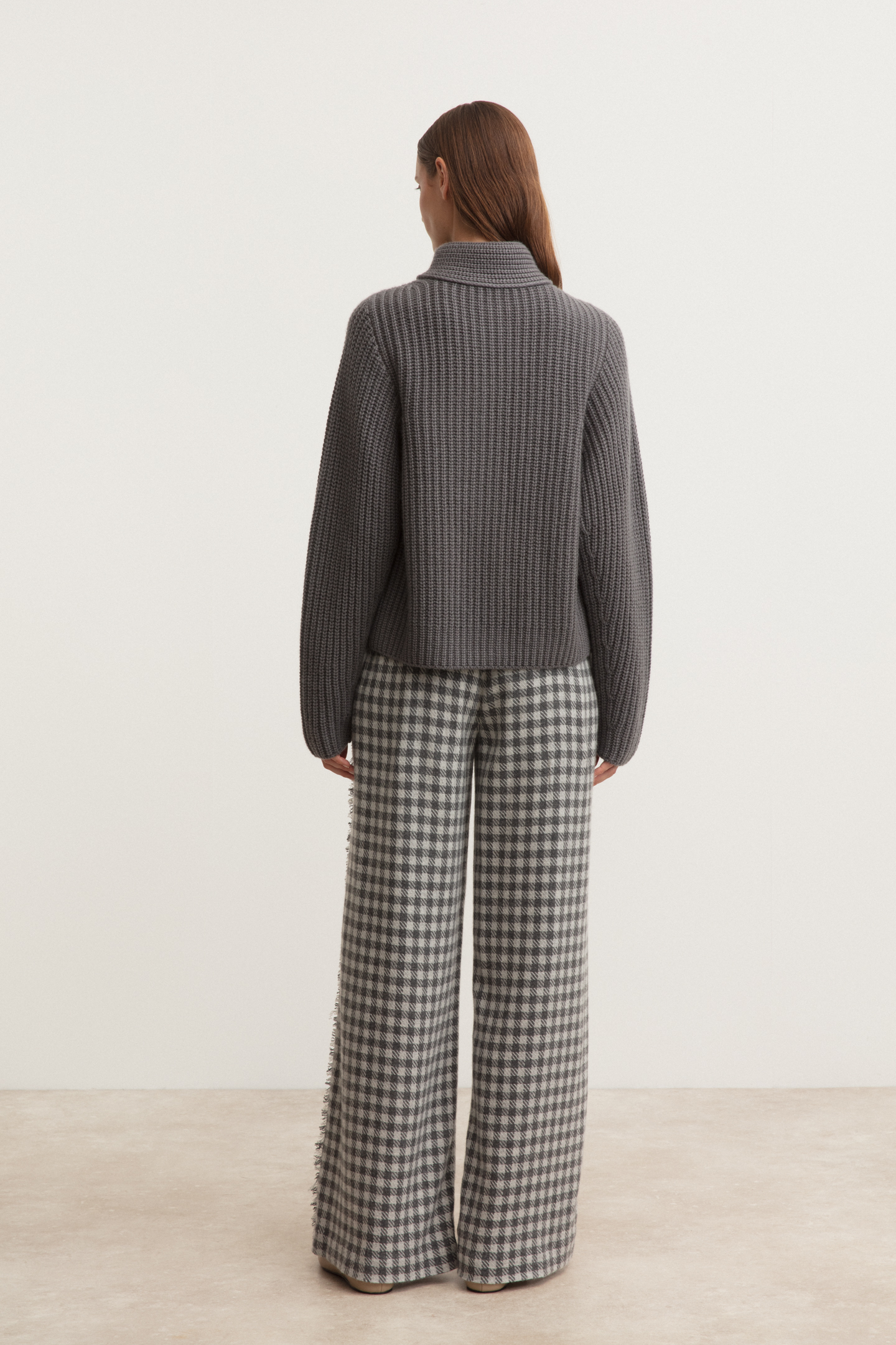 Stonewashed Cashmere Cardigan