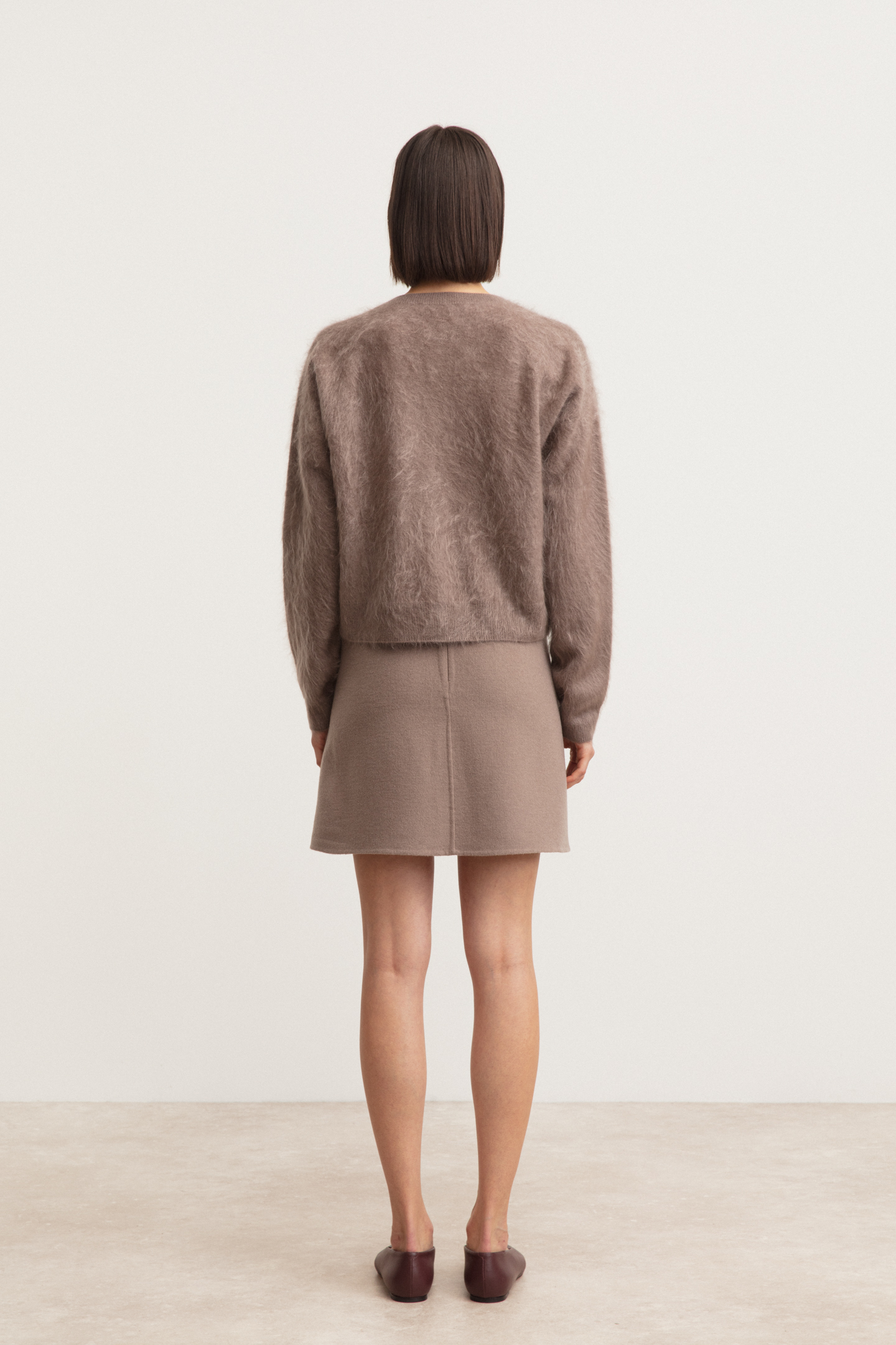 Brushed Cashmere Cardigan