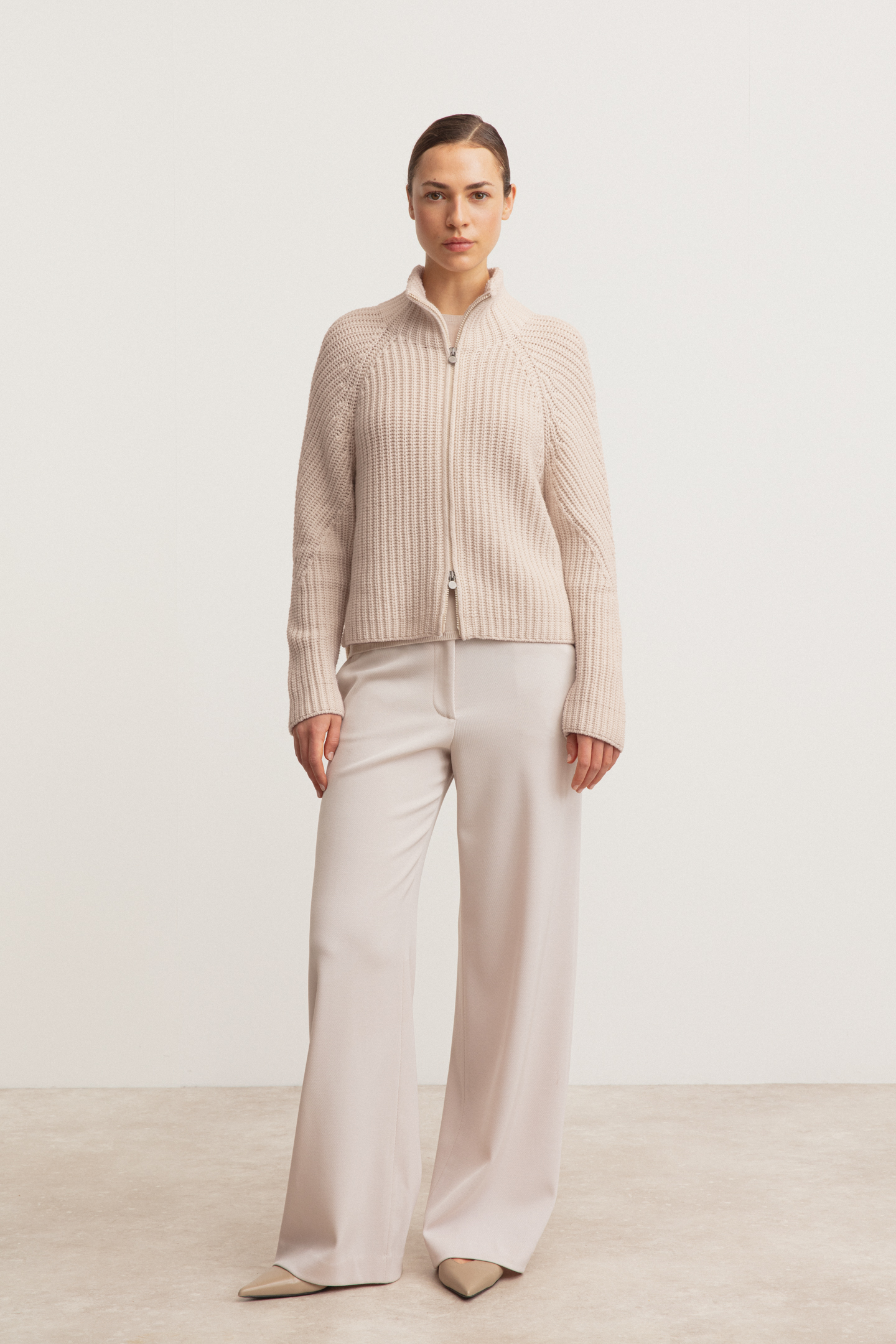 Stonewashed Cashmere Cardigan