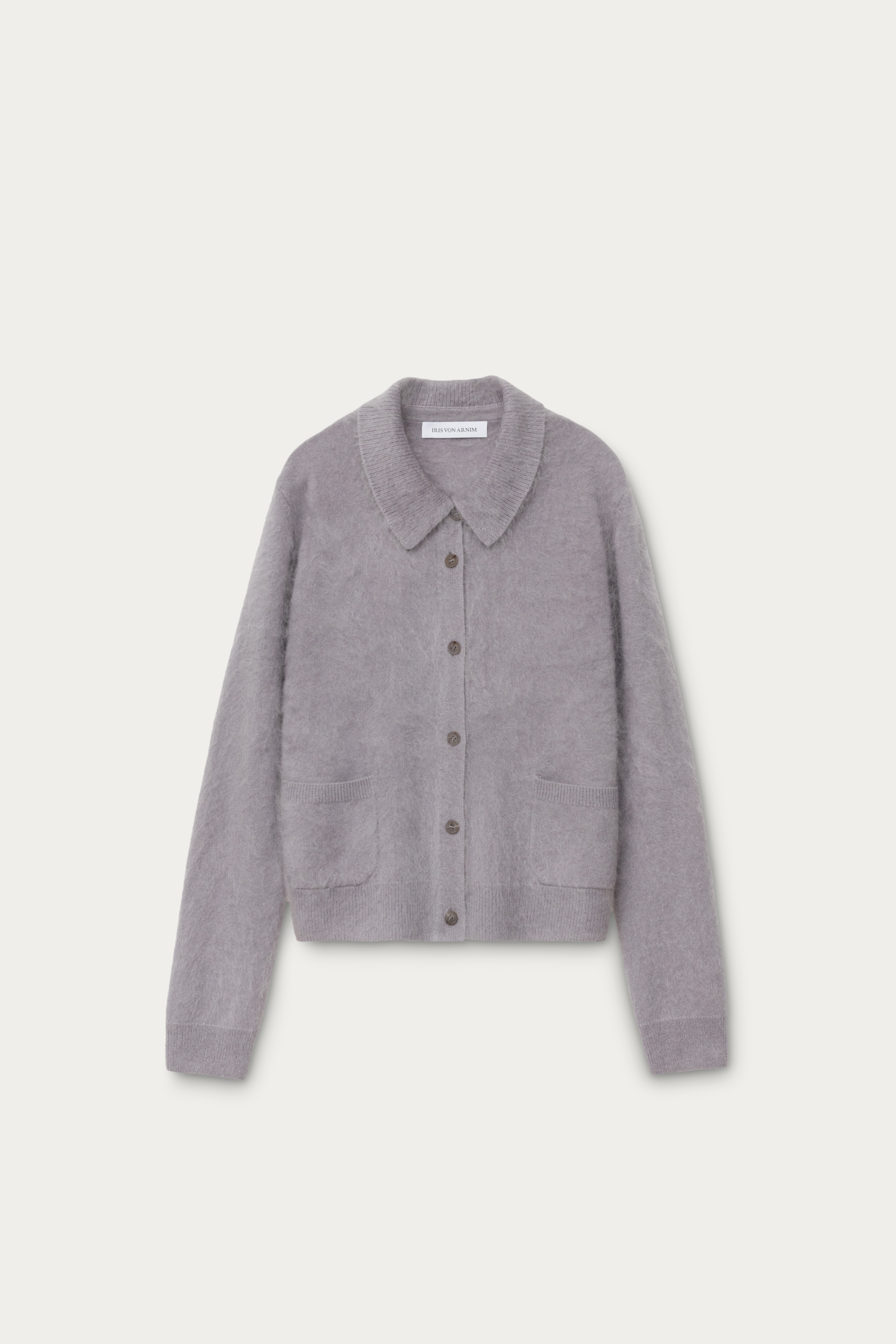 Brushed Cashmere Cardigan