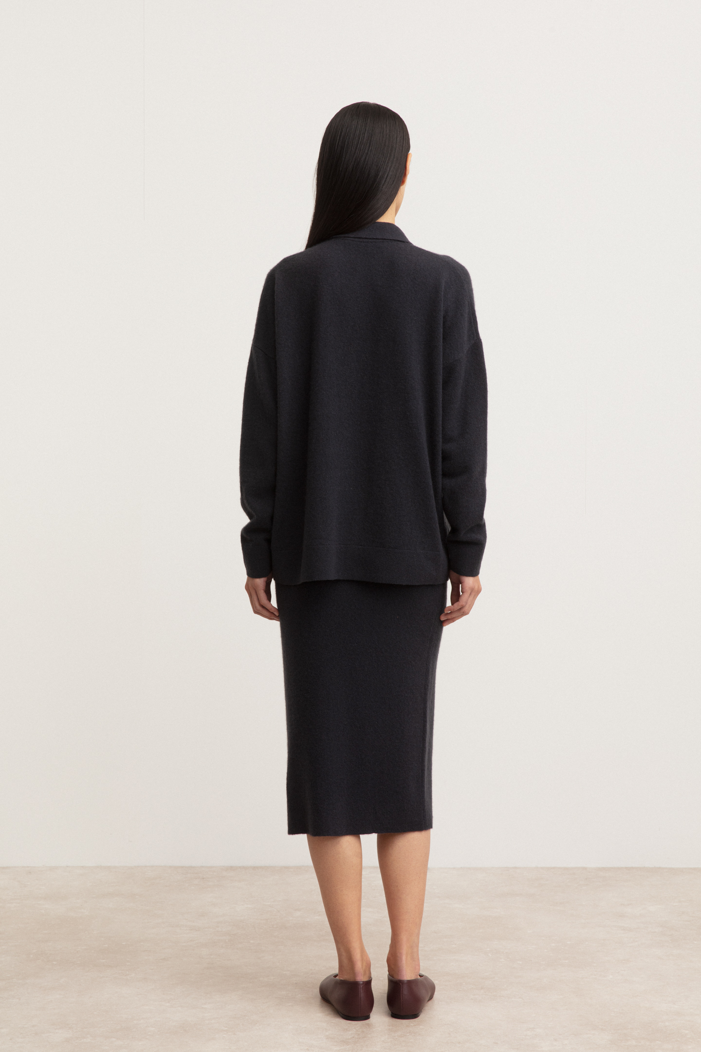 Cashmere-Silk Skirt