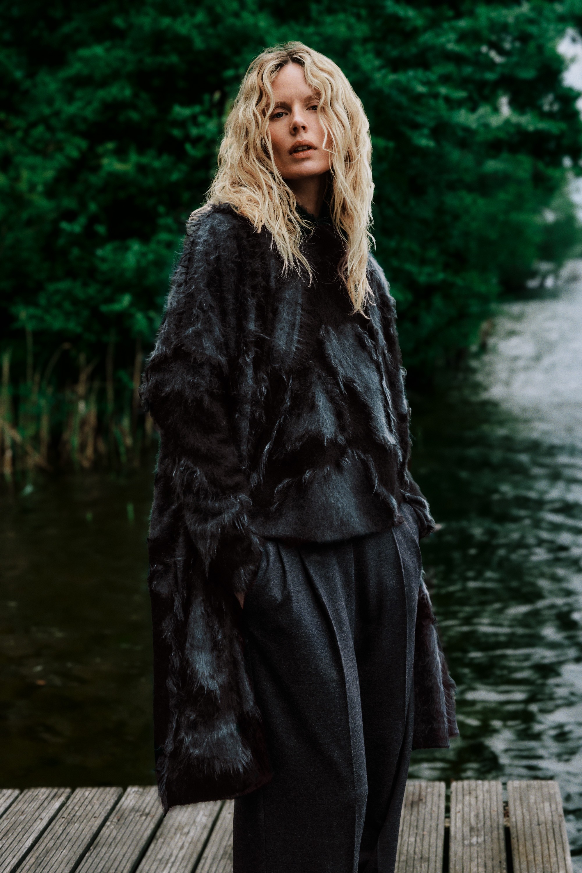 Brushed Cashmere Cardigan