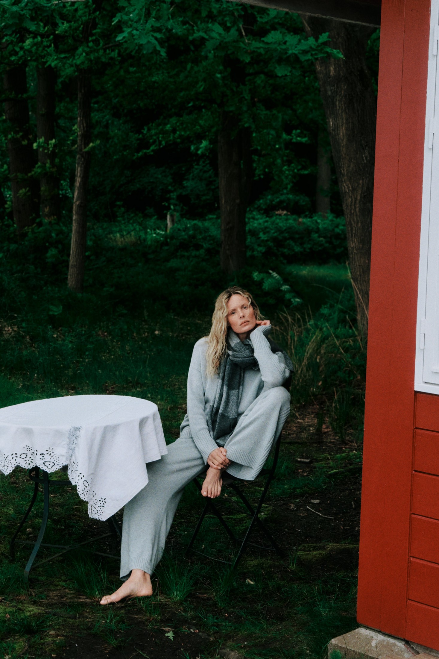 Cashmere-Seide Schal