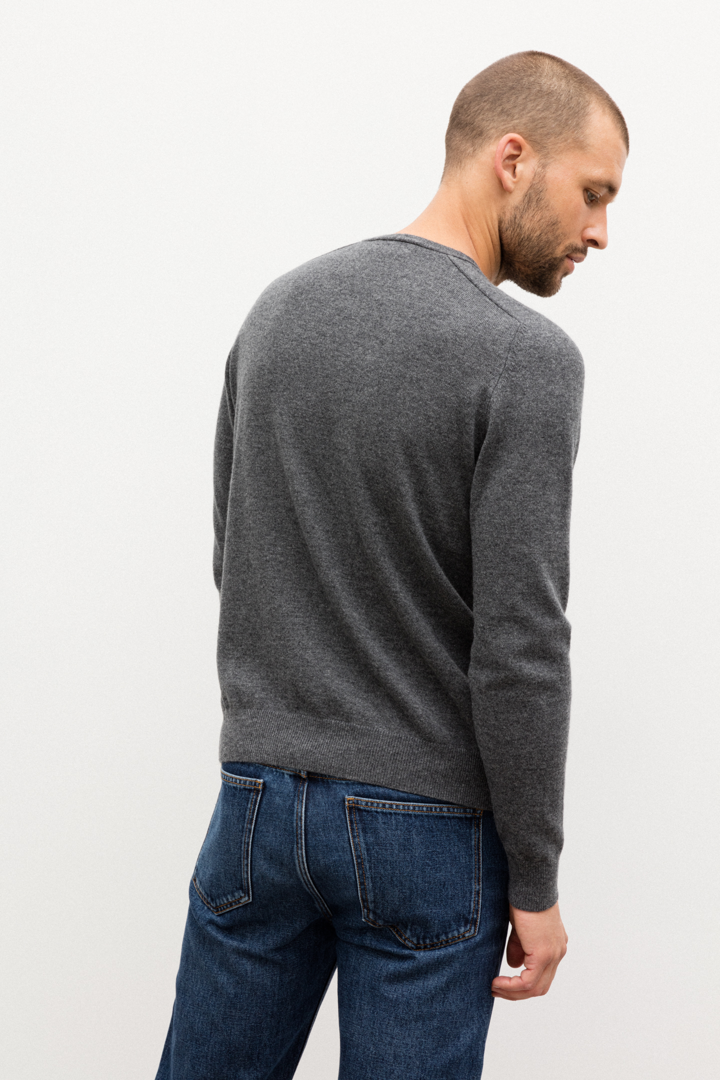 Cashmere V-Ausschnitt Pullover
