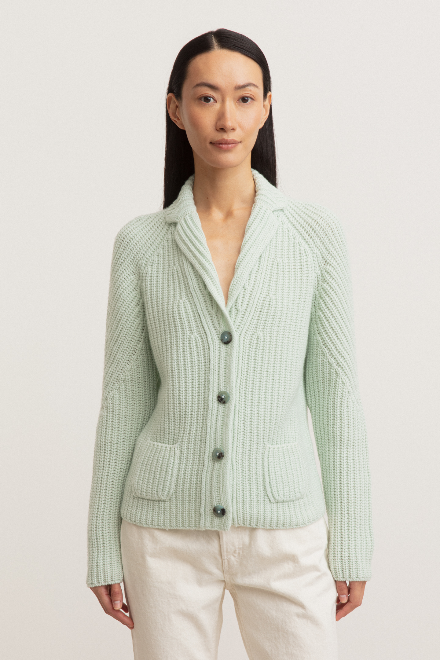 Stonewashed Cashmere Cardigan