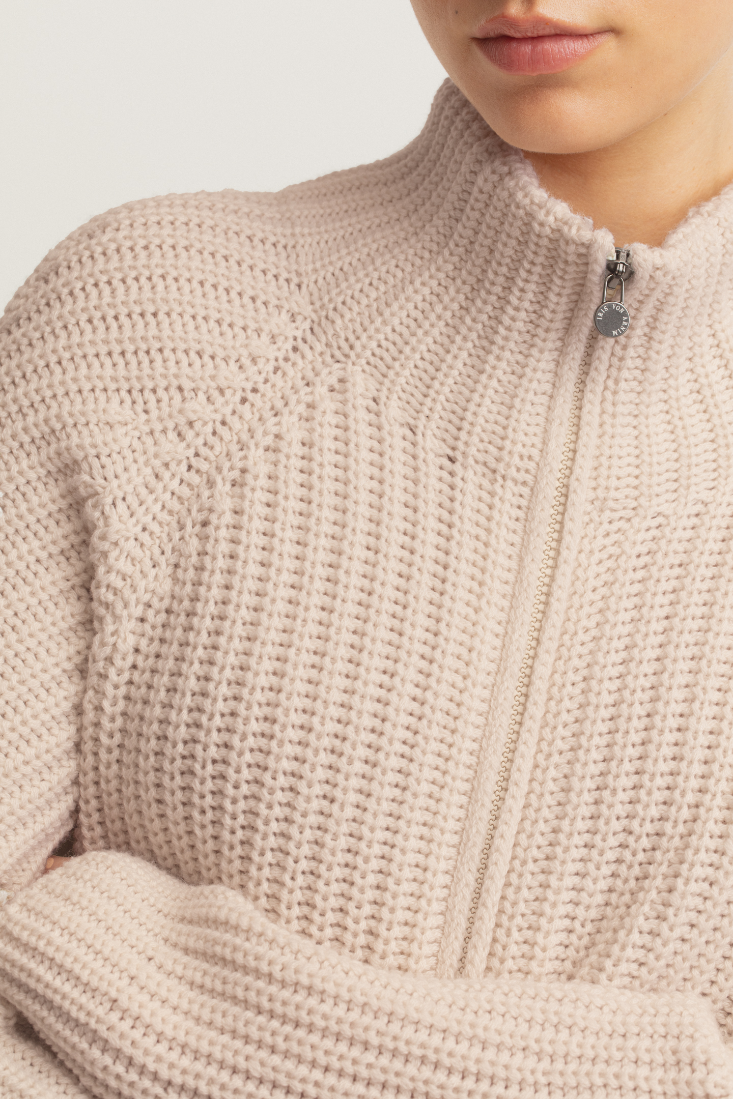 Stonewashed Cashmere Cardigan