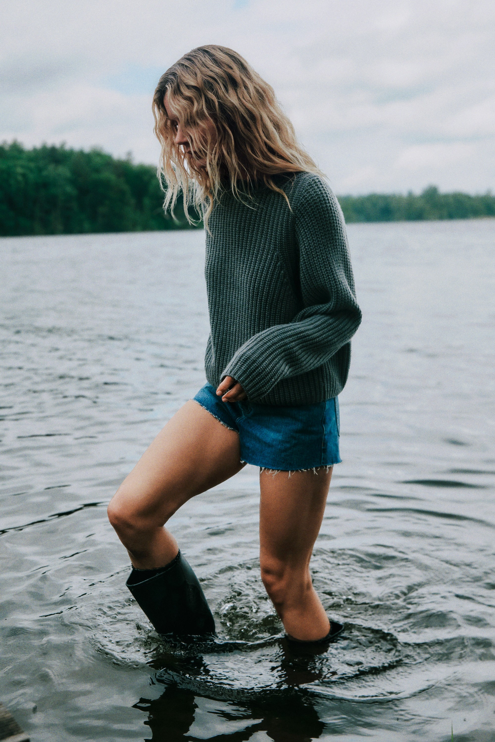 Stonewashed Cashmere Sweater