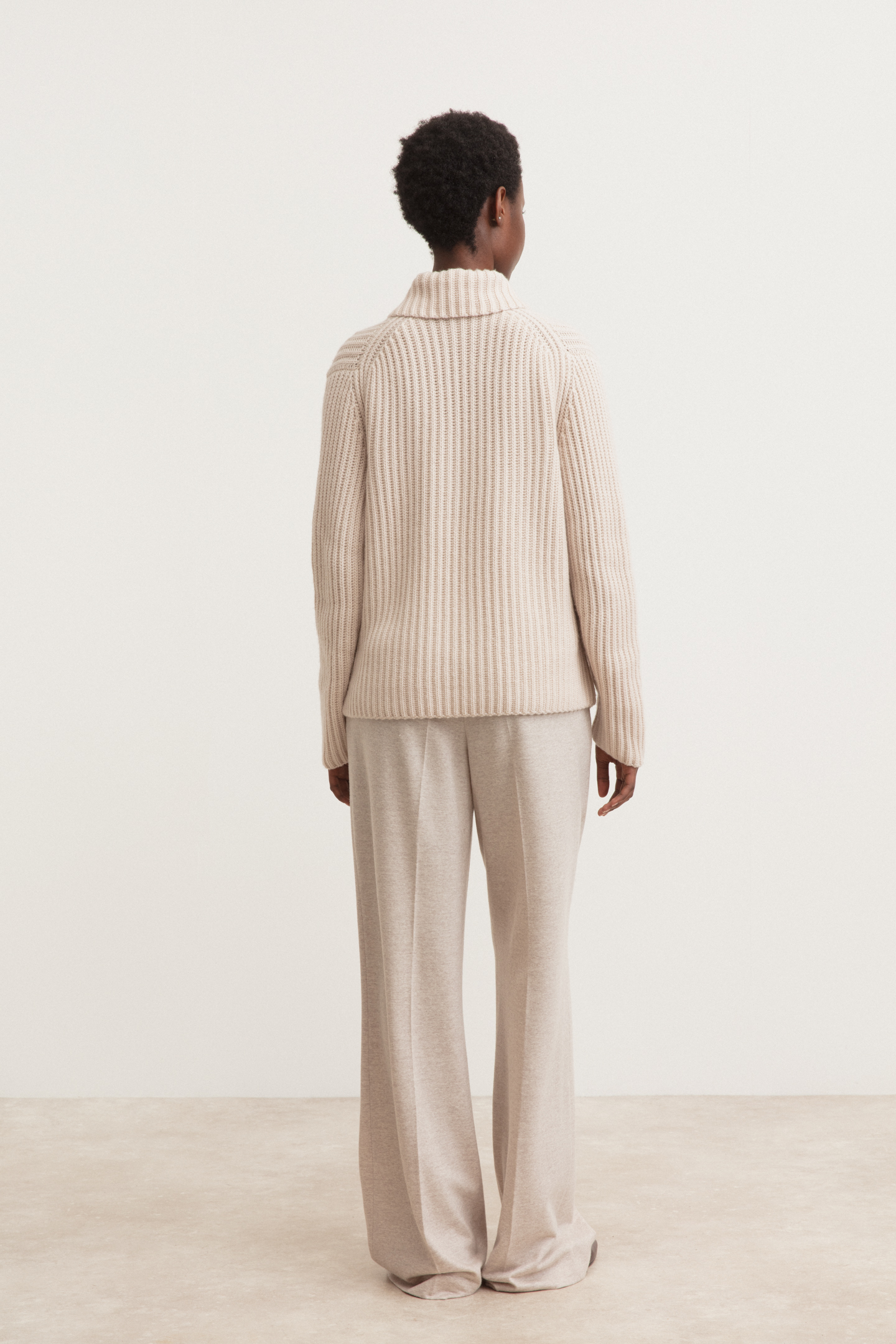 Stonewashed Cashmere Cardigan