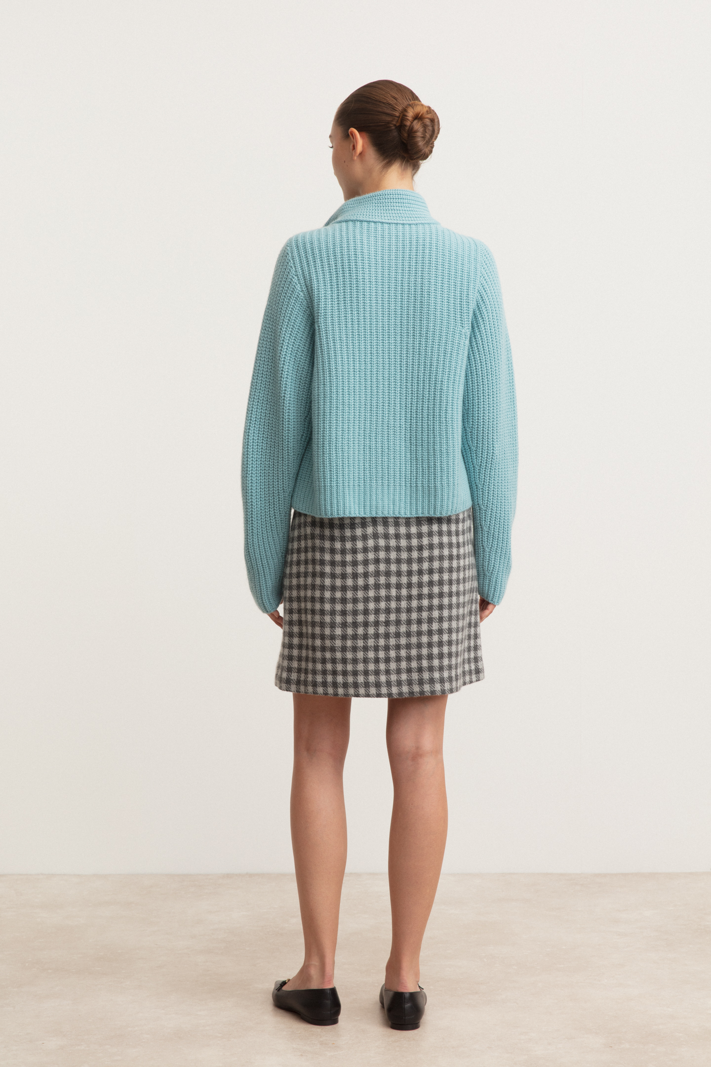 Stonewashed Cashmere Cardigan