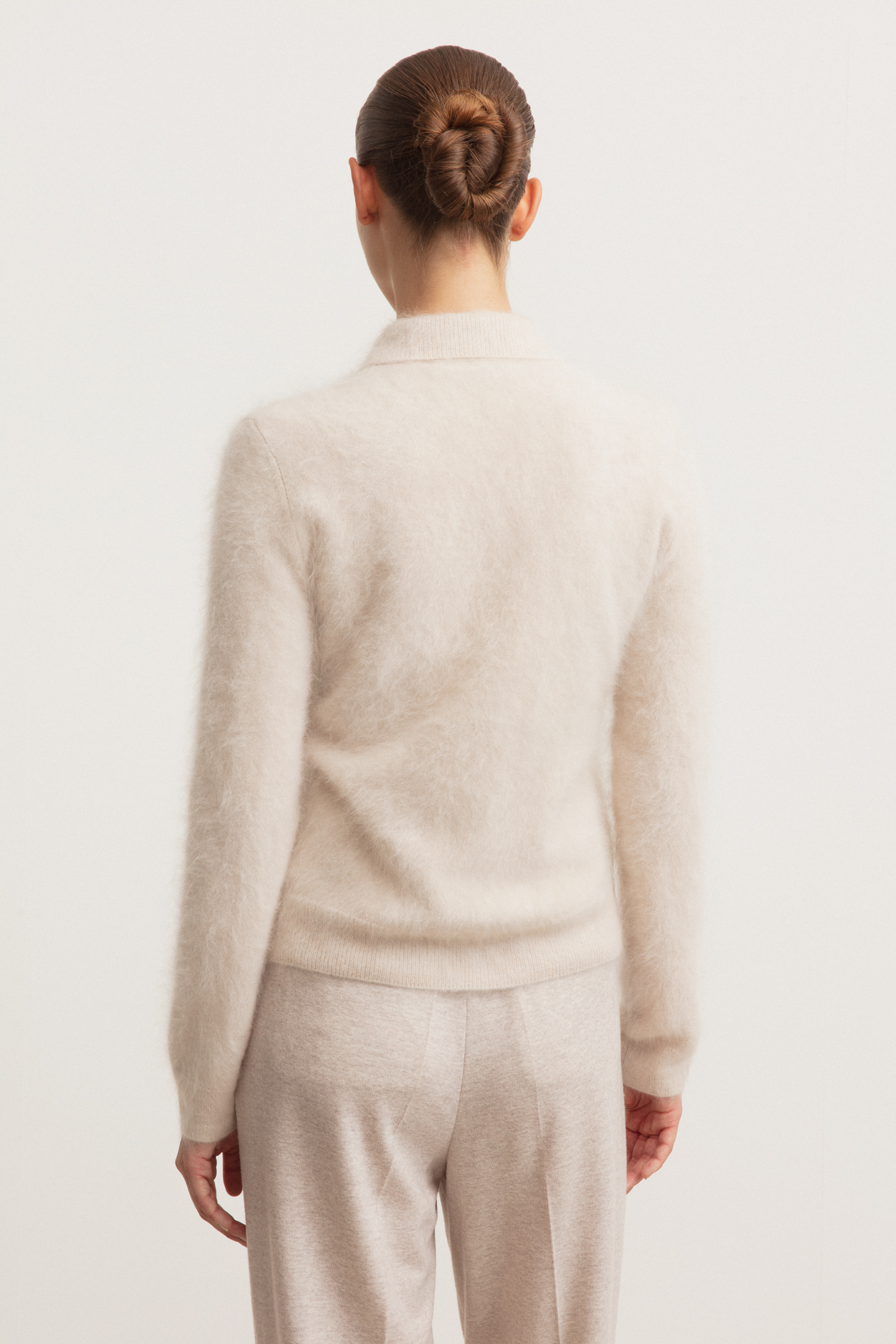 Brushed Cashmere Cardigan