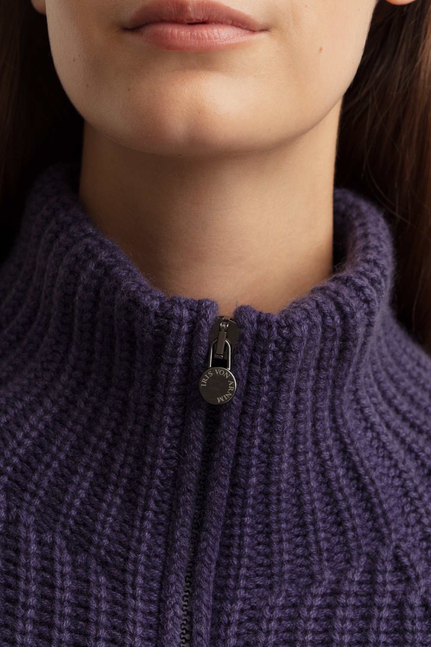 Stonewashed Cashmere Cardigan