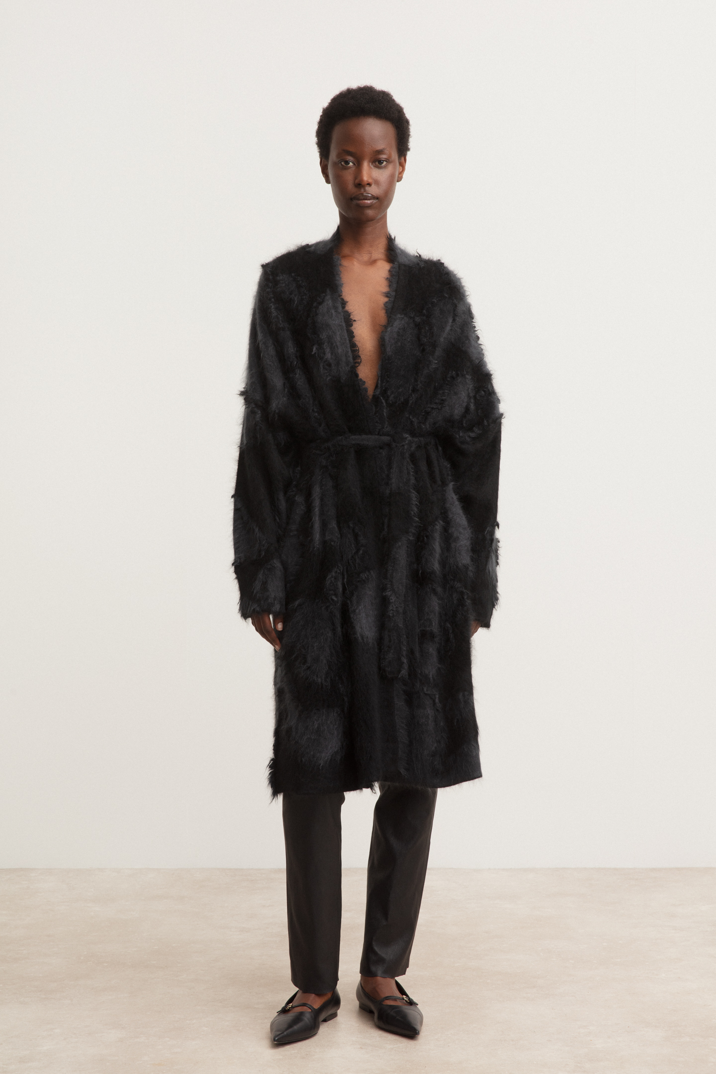 Brushed Cashmere Cardigan